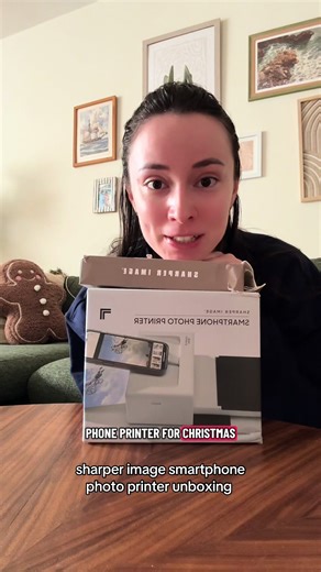 Unboxing the Sharper Image Smartphone Photo Printer