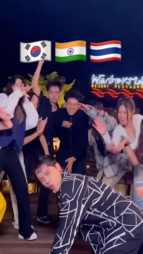 K-pop singer& dancers dance to Bollywood song in Bangkok🧡💛🤍‪@channelAOORA‬