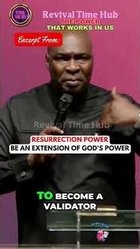 Be an Extension of God's Power || #apostlejoshuaselman #revivaltimehub