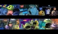 Mix of 6 videos from youtube : YTP Monsters Inc mashup