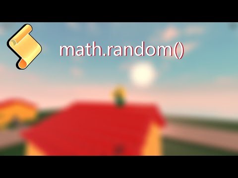 How To Use math.random() | Roblox Studio Tutorial
