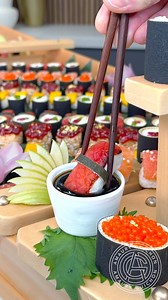 9.9M views · 272K reactions | All aboard, for the Sweet Sushi Boat!  #amauryguichon #chocolate #sushi | Amaury Guichon | Facebook