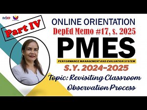 REVISITING CLASSROOM OBSERVATION PROCESS (PART IV)