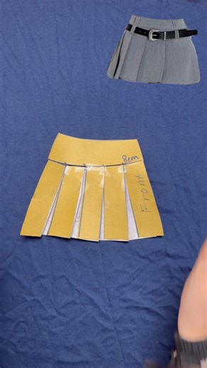 Pleated Skirt Sewing & Pattern Tutorial #sewing #diy #pattern
