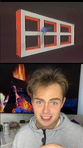 Ames Windows Optical Illusion ⚠️ | Spinning Window Edition #shorts #viral #illusion #trippy