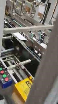 Signature Folder Gluer - Z fold carton.