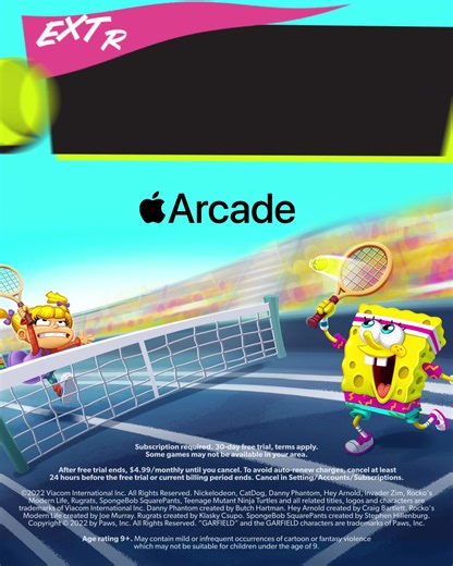 We’ve brought magic to the courts 🪄 Timmy Turner is here with his fairy godparents to triumph at Nickelodeon Extreme Tennis! A NEW STORY to play, WEARABLES, ABILITIES, and more, now on Apple Arcade. | Nickelodeon