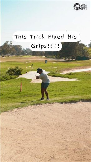 This Is How He Fixed His Golf Grip. #shorts