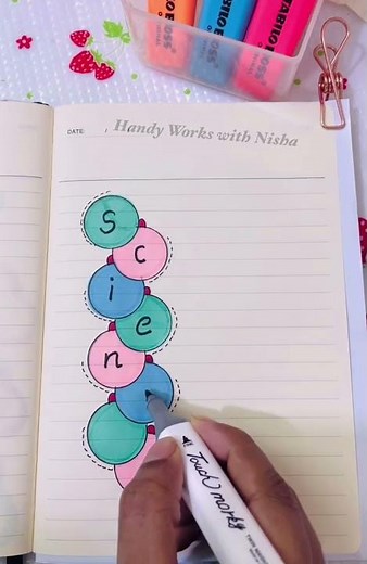 Creative Science Book Decoration 🧬