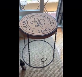 Cork Table Champagne | Sustainable Bar Furniture, Wine Bar Decor - Etsy