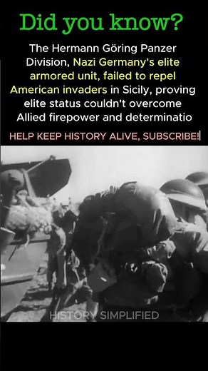 Göring's Elite Panzer Division ATTACKED Americans — Then Realized They Were BEATEN #shorts #ww2