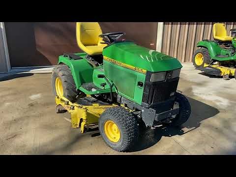 SOLD: John Deere 455 Diesel (60”) Garden Tractor