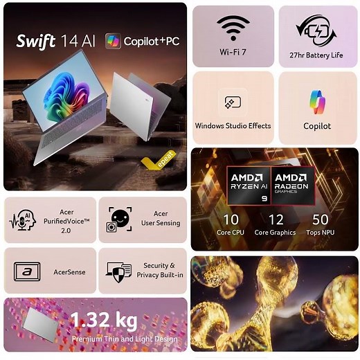 Next@Acer 2024 | Swift 14 AI AMD