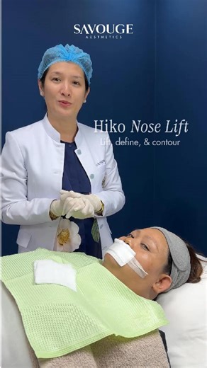 14K views · 27 reactions | Get a higher, more defined nose bridge in just minutes with our HIKO Nose Thread Lift. ✅ Non-surgical, minimal downtime ✅ Instantly lifts and refines the nose ✅ Natural-looking results that last Perfect for anyone who wants a sharper, more balanced profile — without going under the knife.  Available in all Savouge branches  All major credit cards accepted Book your HIKO Nose Thread Lift today! | Savouge Aesthetics Pampanga | Facebook