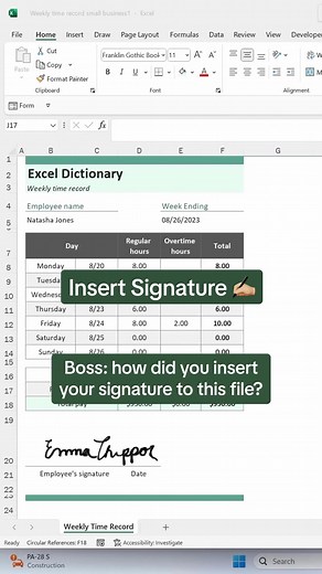 How to Insert a Signature in Excel: Step-by-Step Guide