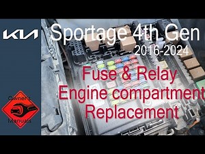 Kia Sportage (QL) - Fuse & Relay | Engine compartment Fuses | Replacement
