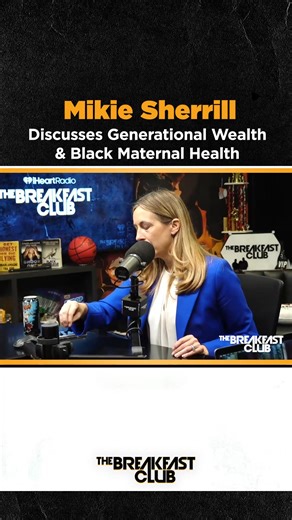 16K views · 119 reactions |  Rep. Mikie Sherrill is running for NJ Governor and gets real about building generational wealth & Black maternal health! Tap into the full interview on YouTube! | Breakfast Club | Facebook