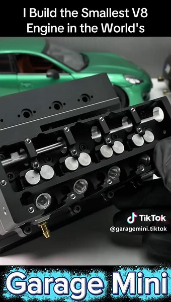 Part 1: I Build the Smallest V8 Engine in the World's #engine #buildengine #diy #craft #engine_kit