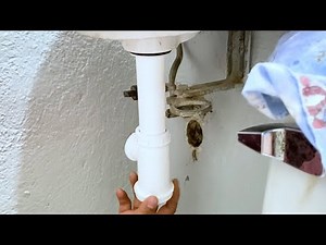 How to install a sink drain