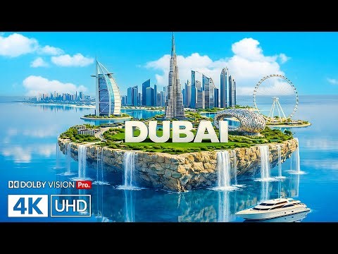Luxury Dubai in 4K | Aerial City & Turquoise Beach Escape | Tropical Deep House Travel Mix