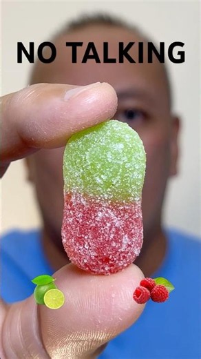 👂ASMR SWEDISH CANDY SOUR CANDY MIX LIME + RASPBERRY FLAVOR EATING SOUNDS👂#shorts #asmr