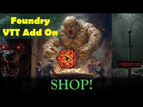 Foundry VTT - Add On: SHOP! - LoboWerewolf