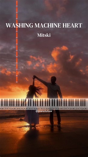 Tutorial de Piano Fácil: WASHING MACHINE HEART - Mitski