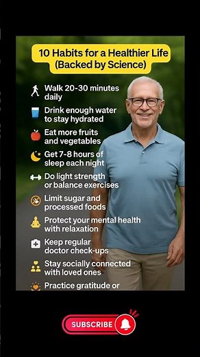 10 Daily Habits That Transform Your Health After 50 (Scientifically Proven)