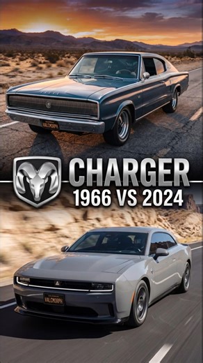 Dodge Charger Evolution: 425HP Hemi vs 670HP Electric #carevolution