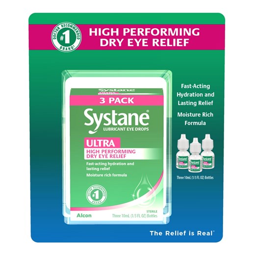 Systane Ultra Lubricant Eye Drops, 1/3 fl. oz., 3 pk. - Samsclub.com