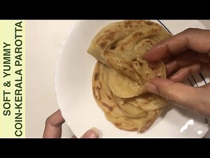 Coin-Kerala Parotta Recipe | Soft Layered Parotta | How To Make Parotta | Street Food | Lax Kitchen