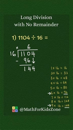 Long Division with No Remainder | Grade 4 Math ✅💯 #maths #mathshorts #longdivision #math #education
