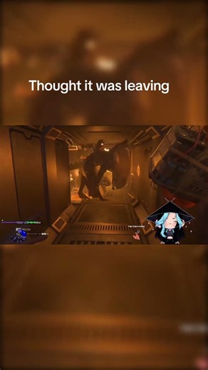 didn't expect that #vtuberclips #vtuber #alien #alienmonster #pngtuber #xenomorph