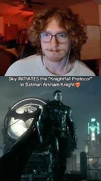 Sky INITIATES the “Knightfall Protocol” in Batman Arkham Knight❤️‍🔥#gaming #skybfly #batmanarkham