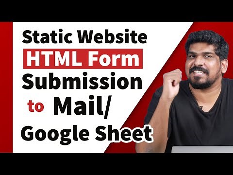 Static Website HTML Form Submission to Mail or Google Sheet | Web Designing Challenge