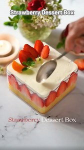 Strawberry Dessert Box: Sweet, Fresh, and Delicious