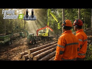 Hardcore Forestry Co-Op Returns! 🌲 Realistic Logging With Family | Hutan Pantai | FS25