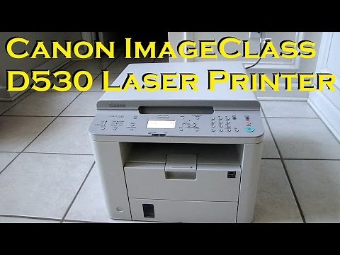Canon ImageClass D530 Laser Printer - Unboxing