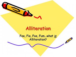 Alliteration - SlideServe