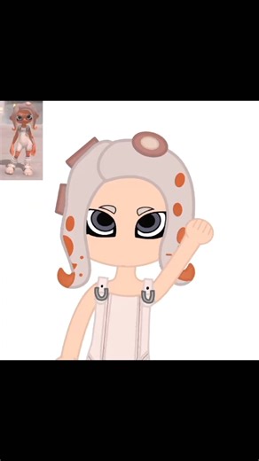 #drawing #agent8 from #sideorder #splatoon3 #fyp #cute #art #fanart #splatoon #procreateart #shorts