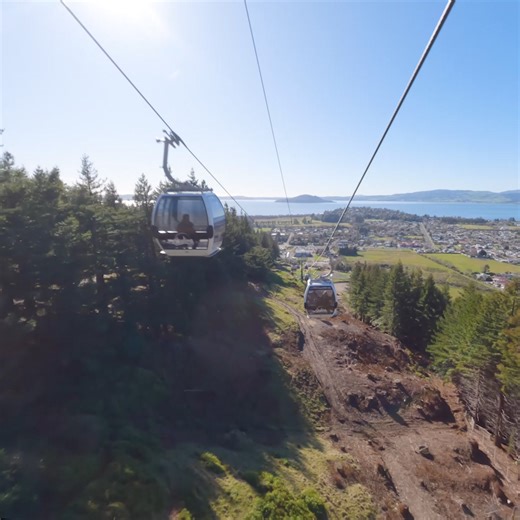 Catch uninterrupted views of Rotorua's stunning landscapes from the Skyline Gondola. Book your scenic ride now! 🌄 | Skyline Rotorua