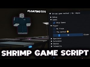 🦐 Shrimp Game Troll Script GUI - ROBLOX EXPLOITING