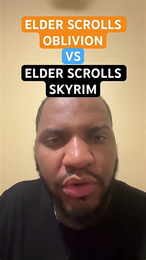 Elder Scrolls oblivion vs Skyrim. #elderscrolls #morrowind #skyrim #oblivion #gaming