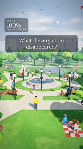 What if every Atom on earth disappeared? What would happen to space and everything around it. #whatif #science #atoms