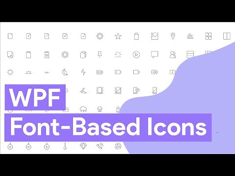 How To Use Font Icons in WPF