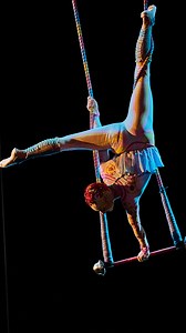 living for these trapeze training moments 💫🩵 | "O" by Cirque du Soleil