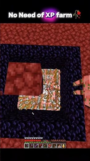 No Need XP Farm! This Minecraft Trick Gives Unlimited XP 😱🔥 #shorts