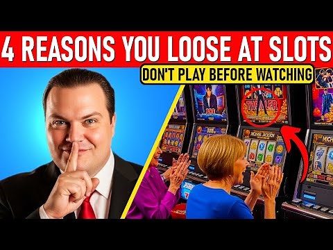 Ex Casino Manager: 4 Reasons you ALWAYS Lose on SLOTS