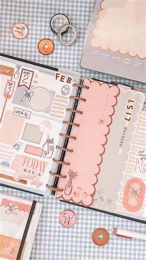 Happy Planner® | Customizable Planners, Journals & Stickers | A cozy journaling moment with Café Coquette ☕🎀 Soft layers, sweet details, and everything working together to make the week feel a little... | Instagram