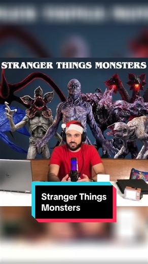 Mind Flayer's HUGE! See how the Stranger Things monsters stack up in size. You won't believe it! #StrangerThings #Monsters #MindFlayer #Vecna #Demogorgon